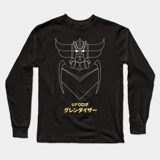 Grendizer (white outline) Long Sleeve T-Shirt